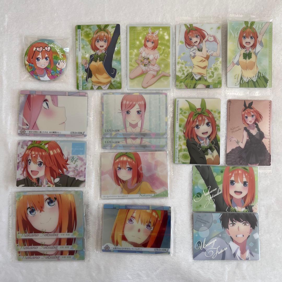 五等分の花嫁 一花 二乃 三玖 四葉 五月 全員 まとめ売りカード 缶