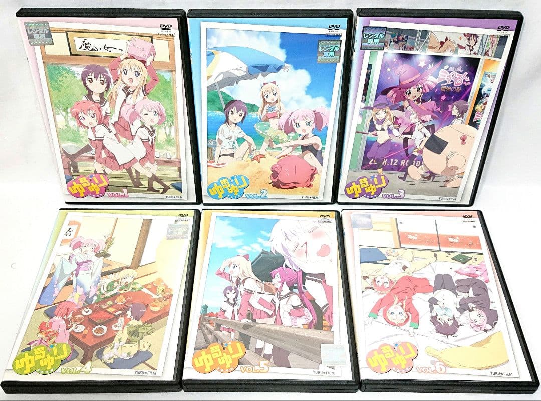 ゆるゆり【1期/2期/3期/なちゅやちゅみ】 DVD 全19巻 セット