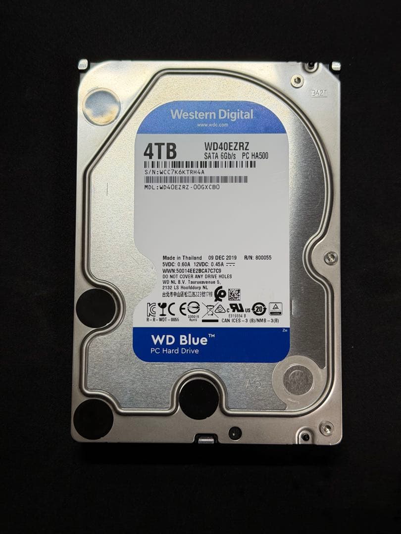 Western Digital WD40EZRZ 4TB HDD - メルカリ