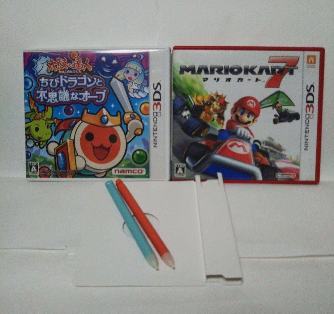 3DS 太鼓の達人・マリオカート7 2本セット - メルカリ