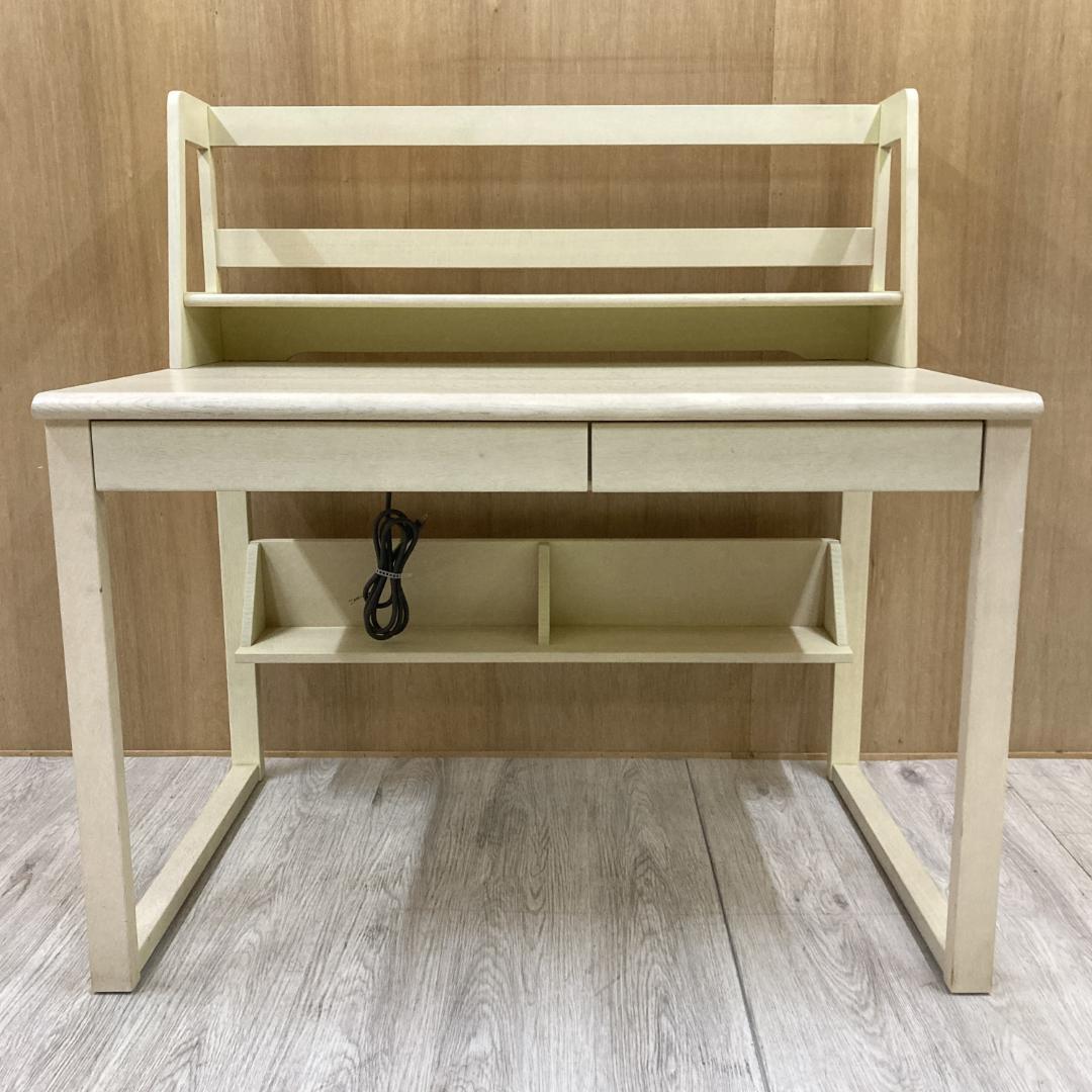 【飛騨産業】キツツキ　学習机　デスク　ブックシェルフ付き 飛騨産業キツツキ森のことばsoffioソフィオデスク 木製シンプル