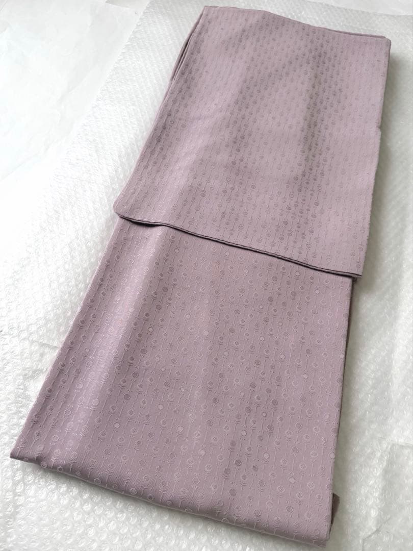 a16【特価】美品 抽象模様織り出し 一つ紋 正絹 色無地 裄 65.5 - メルカリ