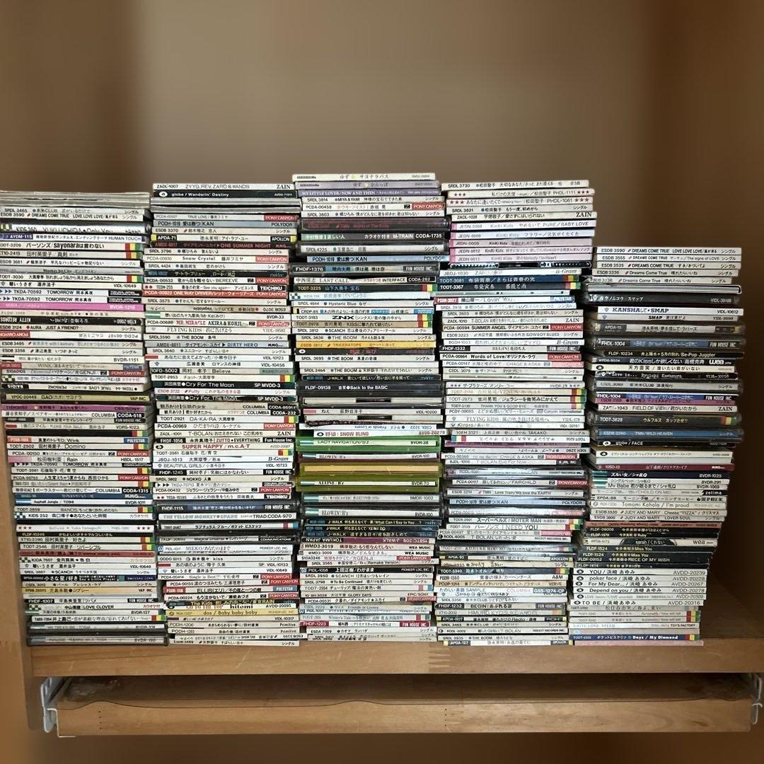 【在庫セール】邦楽 8cm CD まとめ売り／300枚以上 短冊 転売 せどり