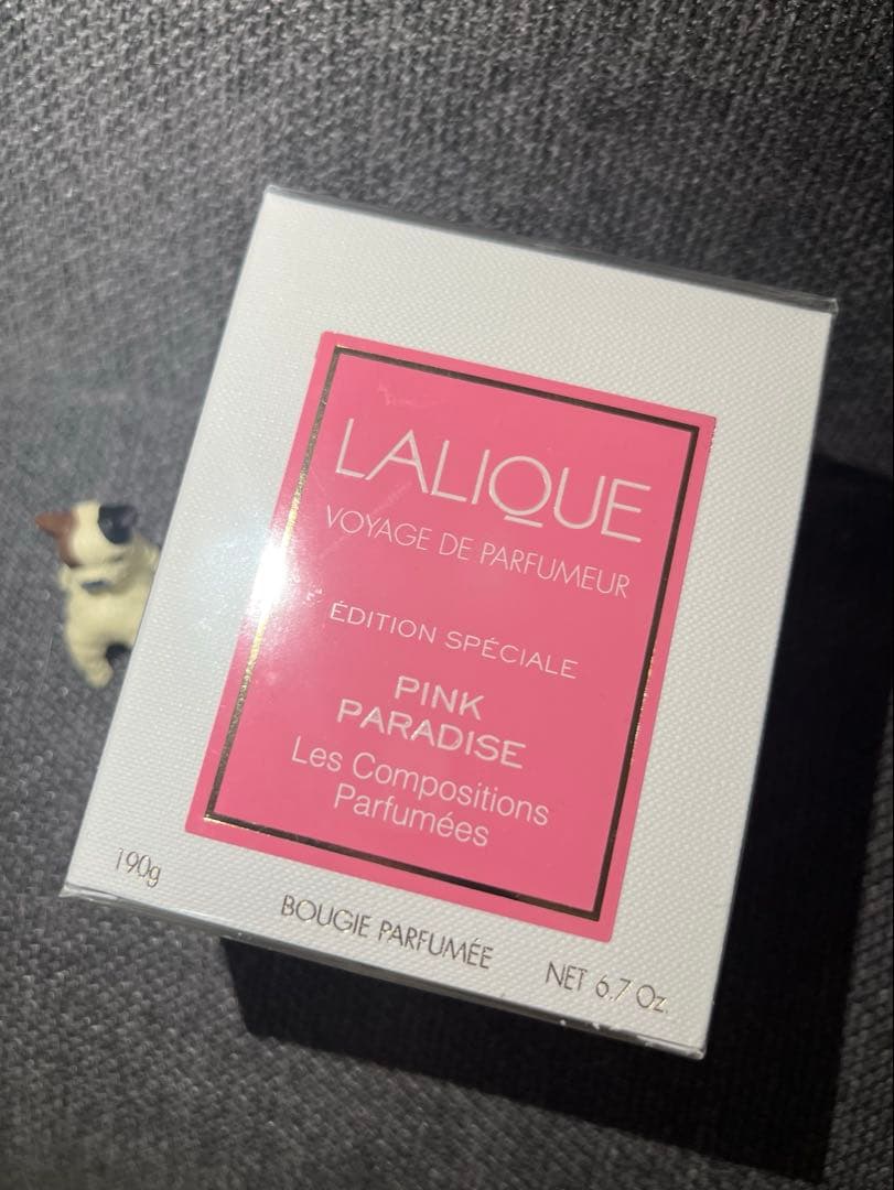LALIQUE PINK PARADISE 香り付きキャンドル 190g(新品) キャンドル – Lalique Japan