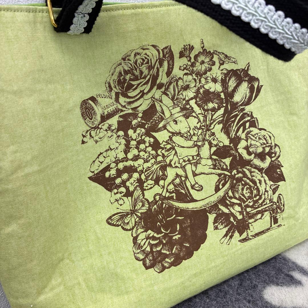 ジョリーフルール エピファニー トートバッグ ライムグリーン - メルカリ