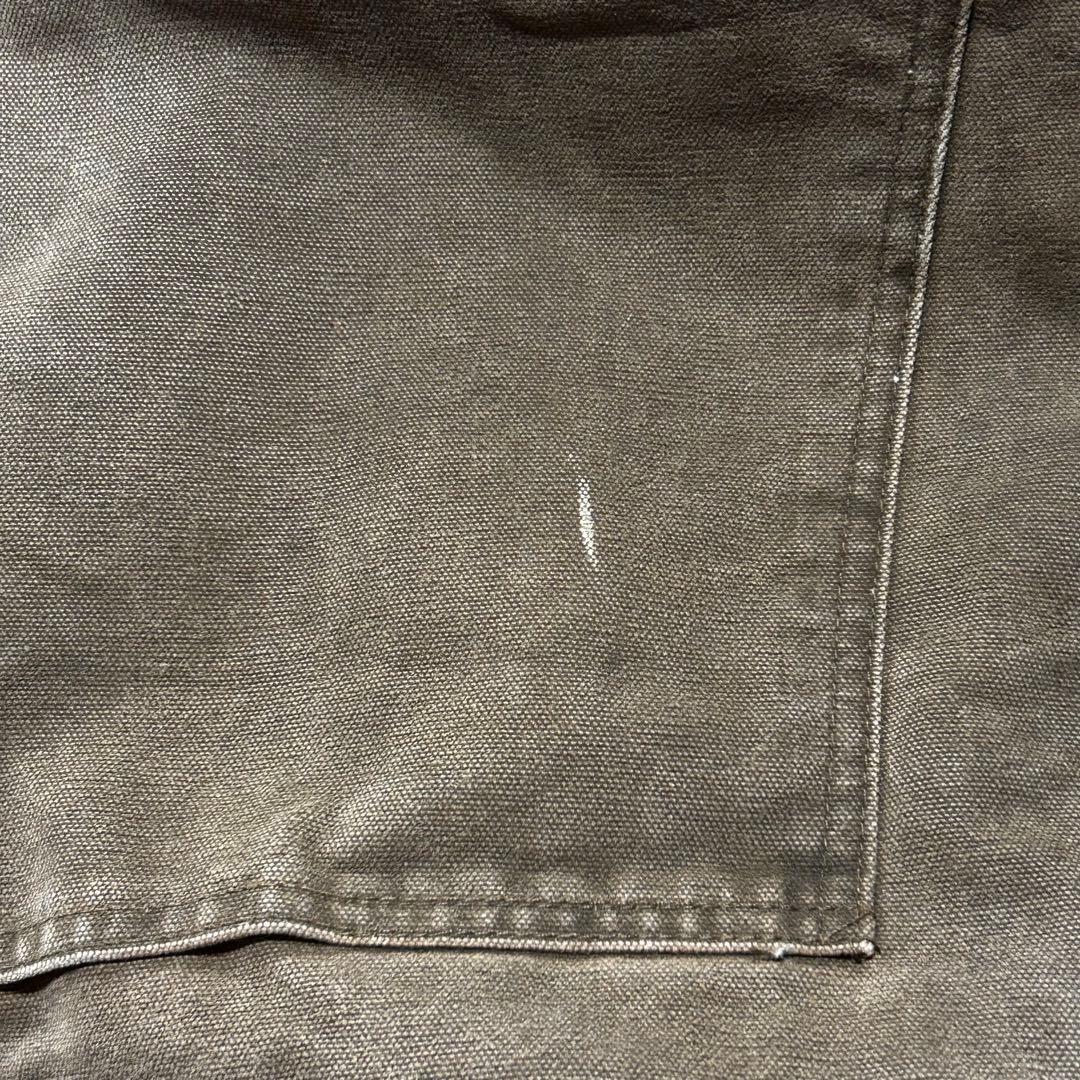 カーハートオーバーオールダブルニーダック地ペインターパンツw50革