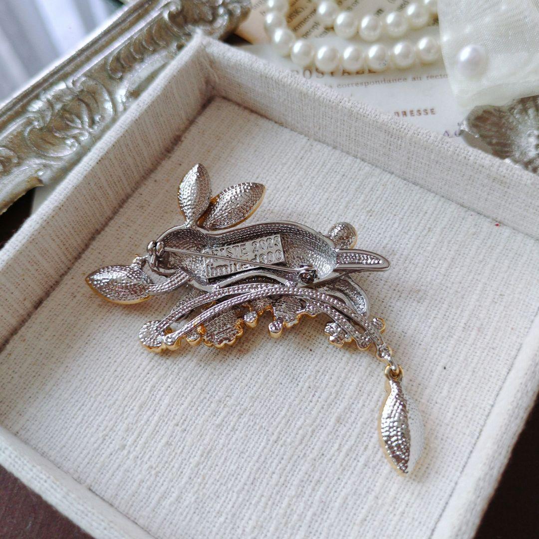 ABISTE アビステ 卯 ウサギ ブローチ ラビット 干支 2023 限定品