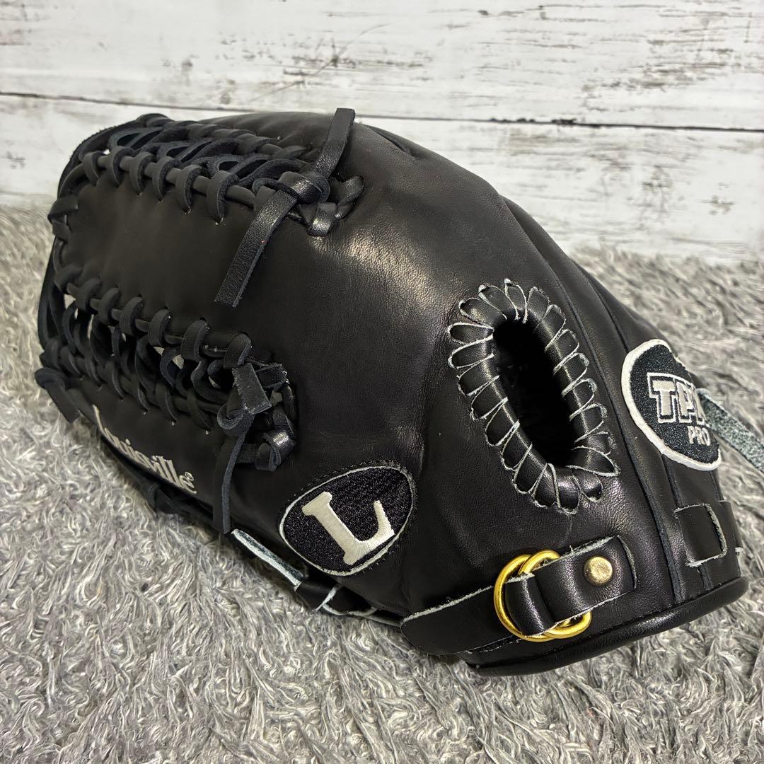 【美品】TPX Pro ルイスビルスラッガー 硬式 外野手 左投げ ブラック TPX PRO 硬式グローブ ブラック DA EDGE 12.75インチ Louisville