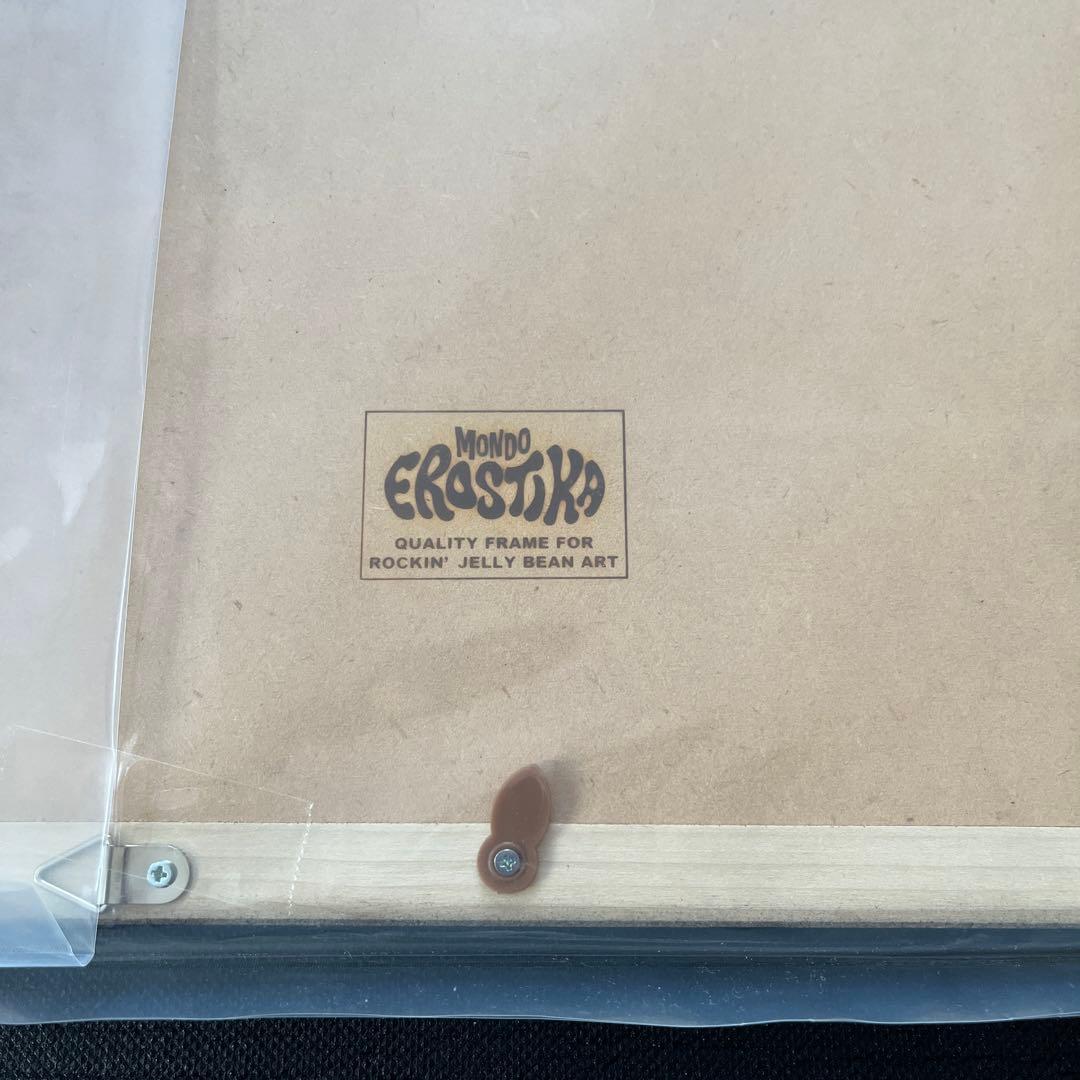 ロッキンジェリービーンBLACK RUDE NIGHT ポスター額付き