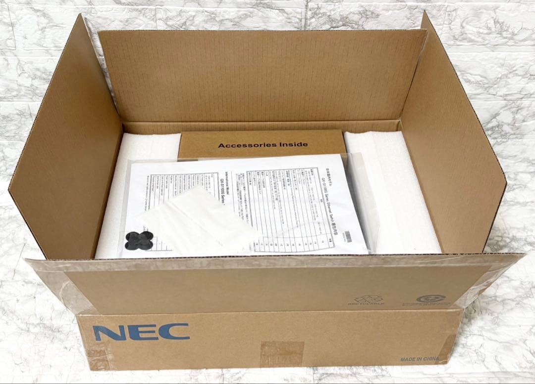 未使用】NEC QX-S1108GT-2G-PW 1GbEベーシックPoE+ - メルカリ