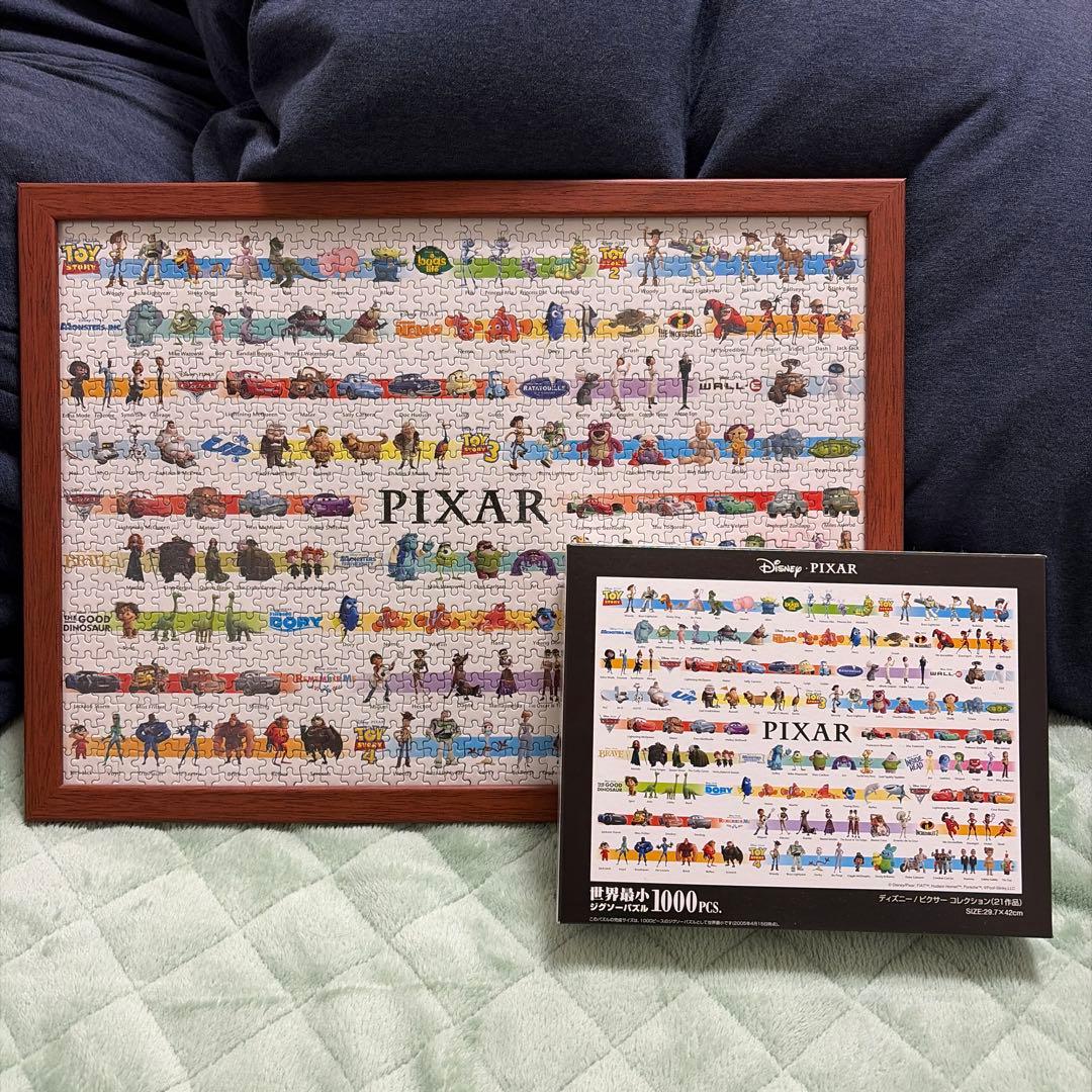 PIXAR 1000ピース ジグソーパズル ディズニー ピクサー 額付き - メルカリ