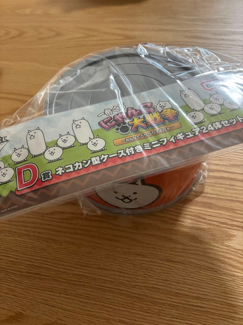 にゃんこ大戦争 1番くじ D賞 ネコカン型ケース付きミニフィギュア24体