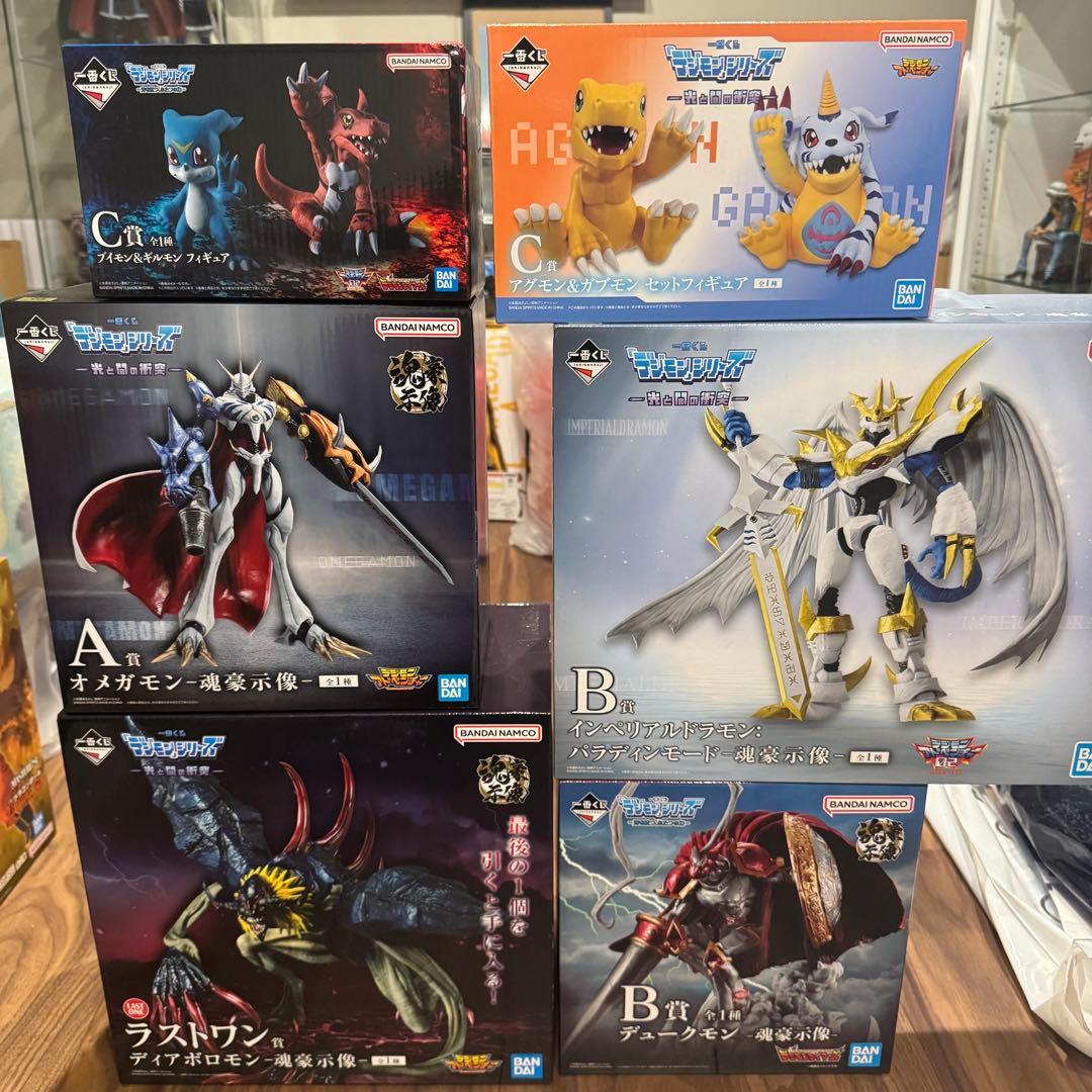 新品未開封】一番くじ デジモンー魂豪示像ー フィギュアセット - メルカリ
