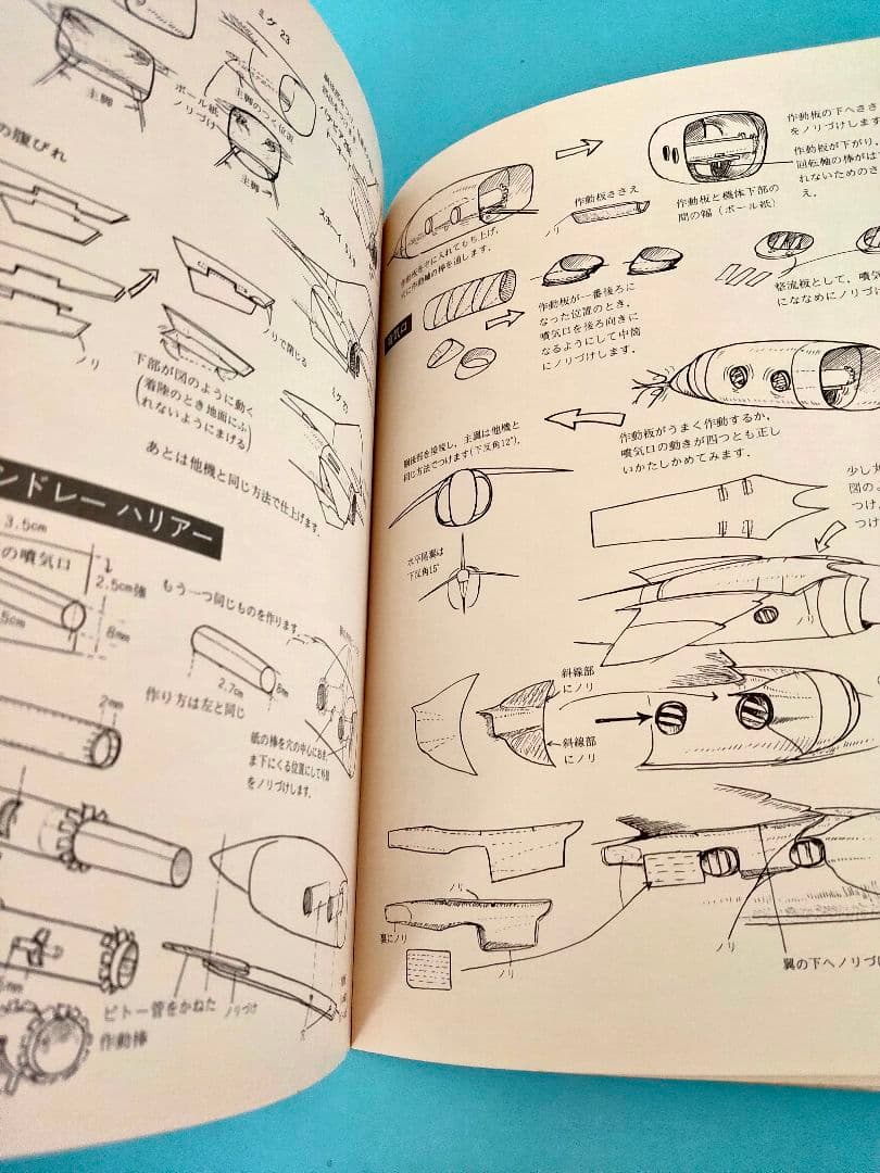昭和52年 ペーパー・スケールモデル 世界のジェット戦闘機 切り抜く本