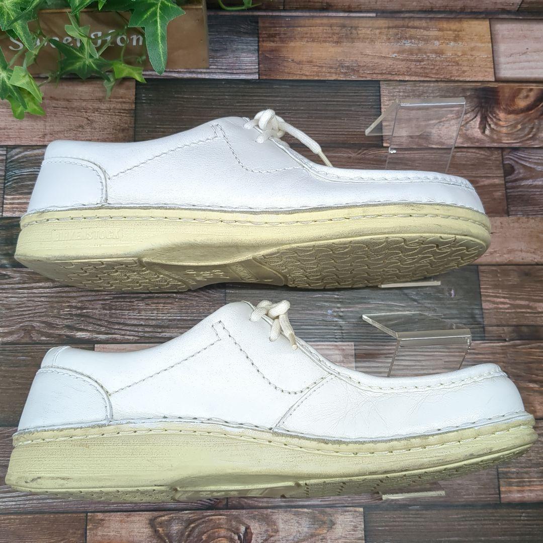 ビルケンシュトック パサデナ 本革 レザー レギュラー 白 サイズ40