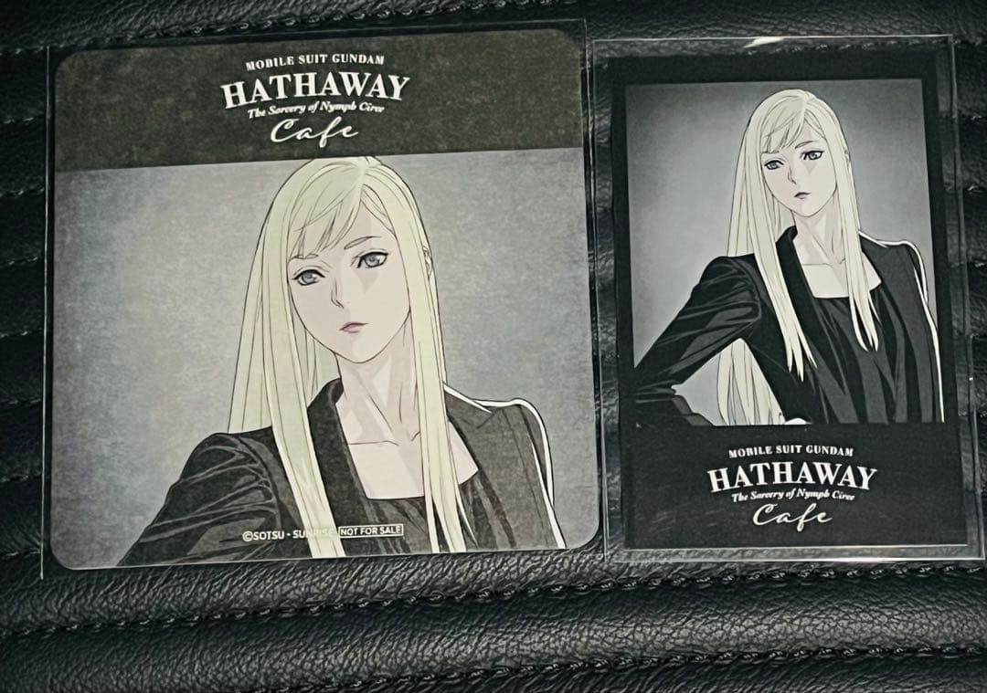 閃光のハサウェイ キルケーの魔女 カフェ 限定 ギギ コースター カード