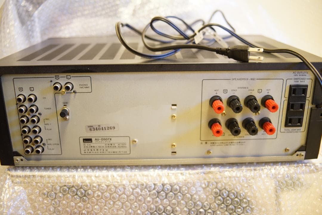 SANSUI プリメインアンプ AU-D507X 音出し確認 - メルカリ