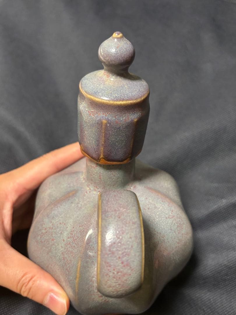 中国古美術品 宋代 鈞窯 执壺 ポット 高さ約22cm - メルカリ