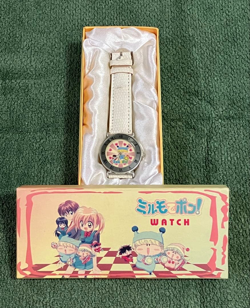 【匿名配送】ミルモでポン！　化粧箱付　腕時計　未使用当時品 Yahoo!オークション -「ミルモでポン!」(その他) の落札相場・落札価格