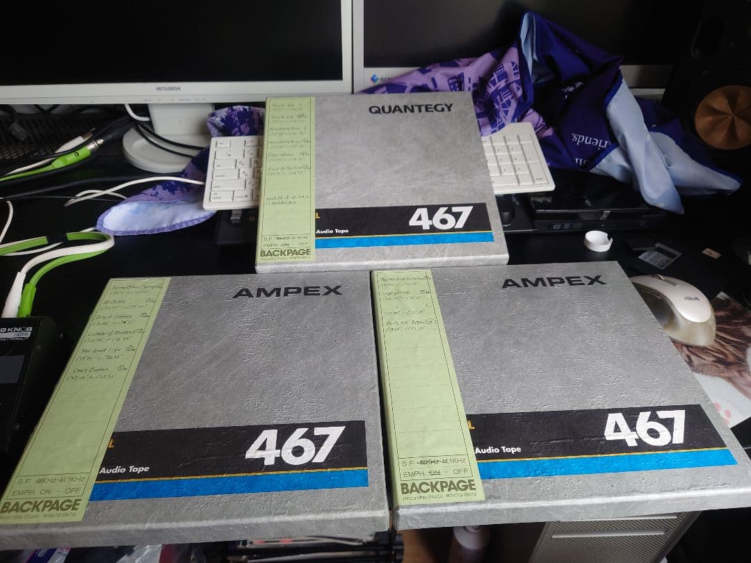 Ampex 467 デジタル 7号オープンリールテープ - メルカリ