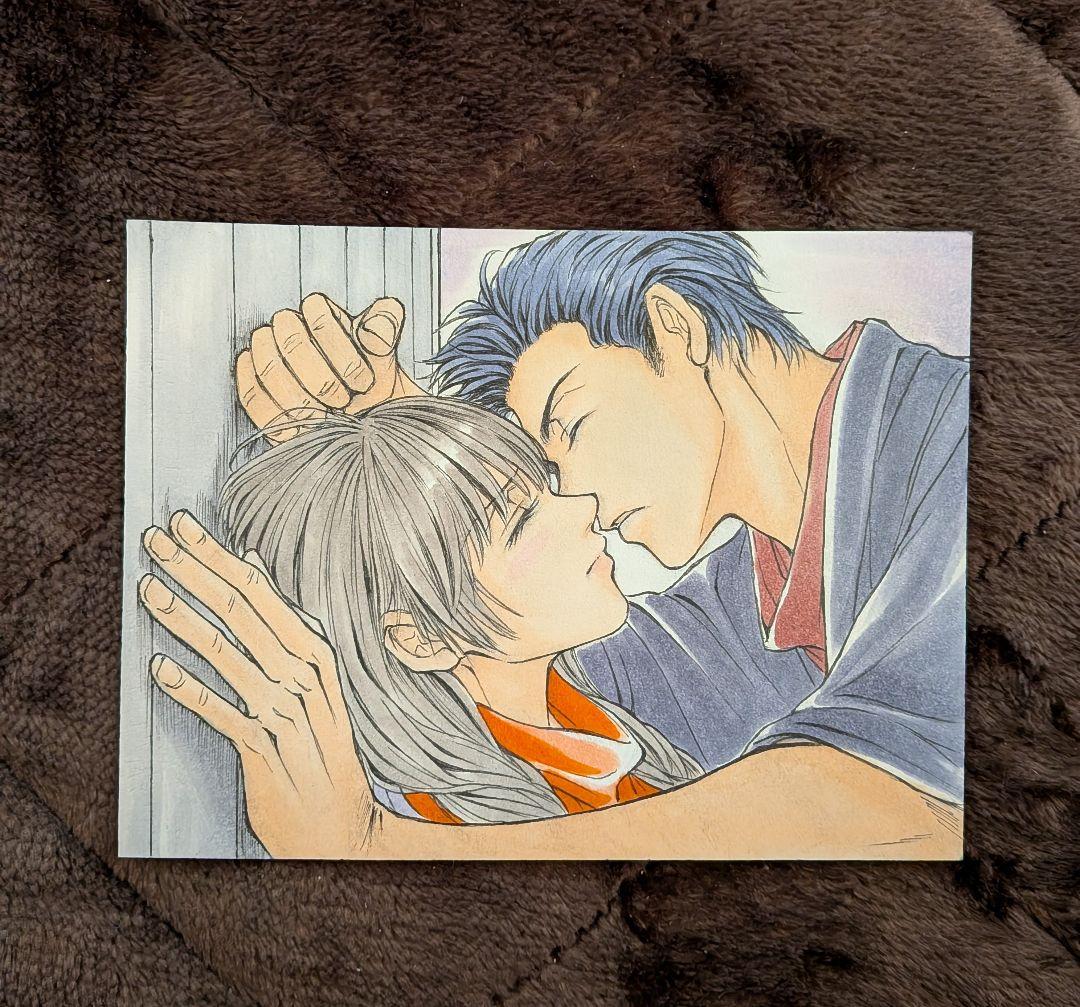 手描きイラスト~息を止めて 目を閉じて~『初めての·····』 - メルカリ
