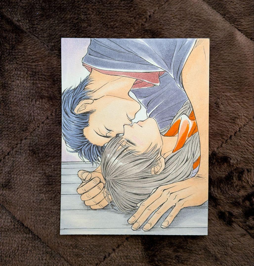 手描きイラスト~息を止めて 目を閉じて~『初めての·····』 - メルカリ