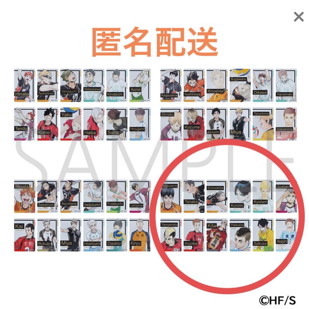 ハイキュー!! ファンパーク 箔押しクリアカードコレクション 12枚