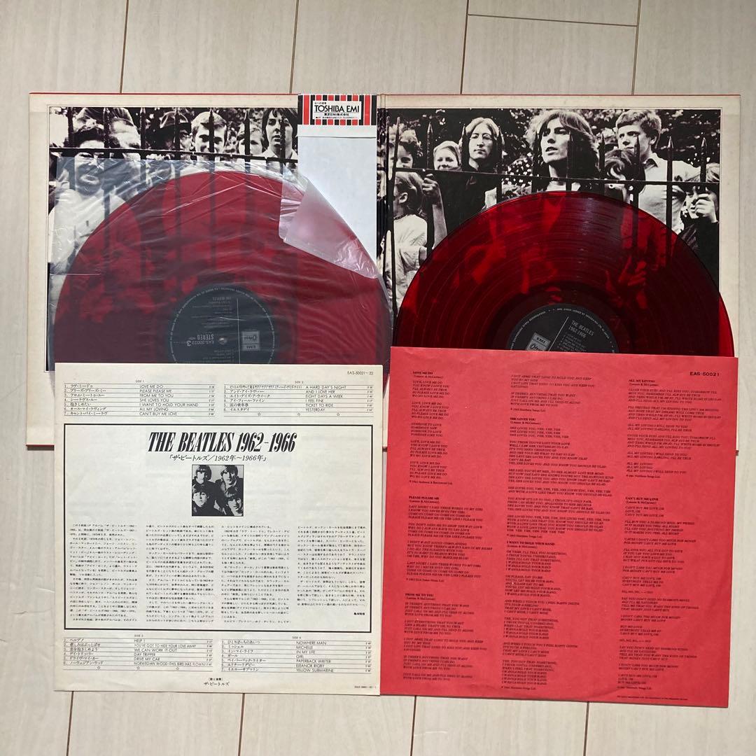 日本盤帯付 ビートルズ結成20周年限定盤『1962-1966』赤盤 M109471561