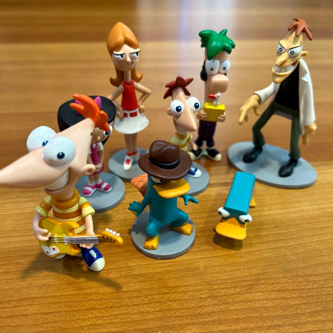 希少】フィニアスとファーブ フィギュアセット - メルカリ