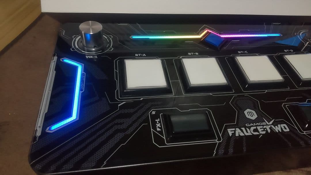 美品 サウンドボルテックス FAUCETWO EG skin コントローラー