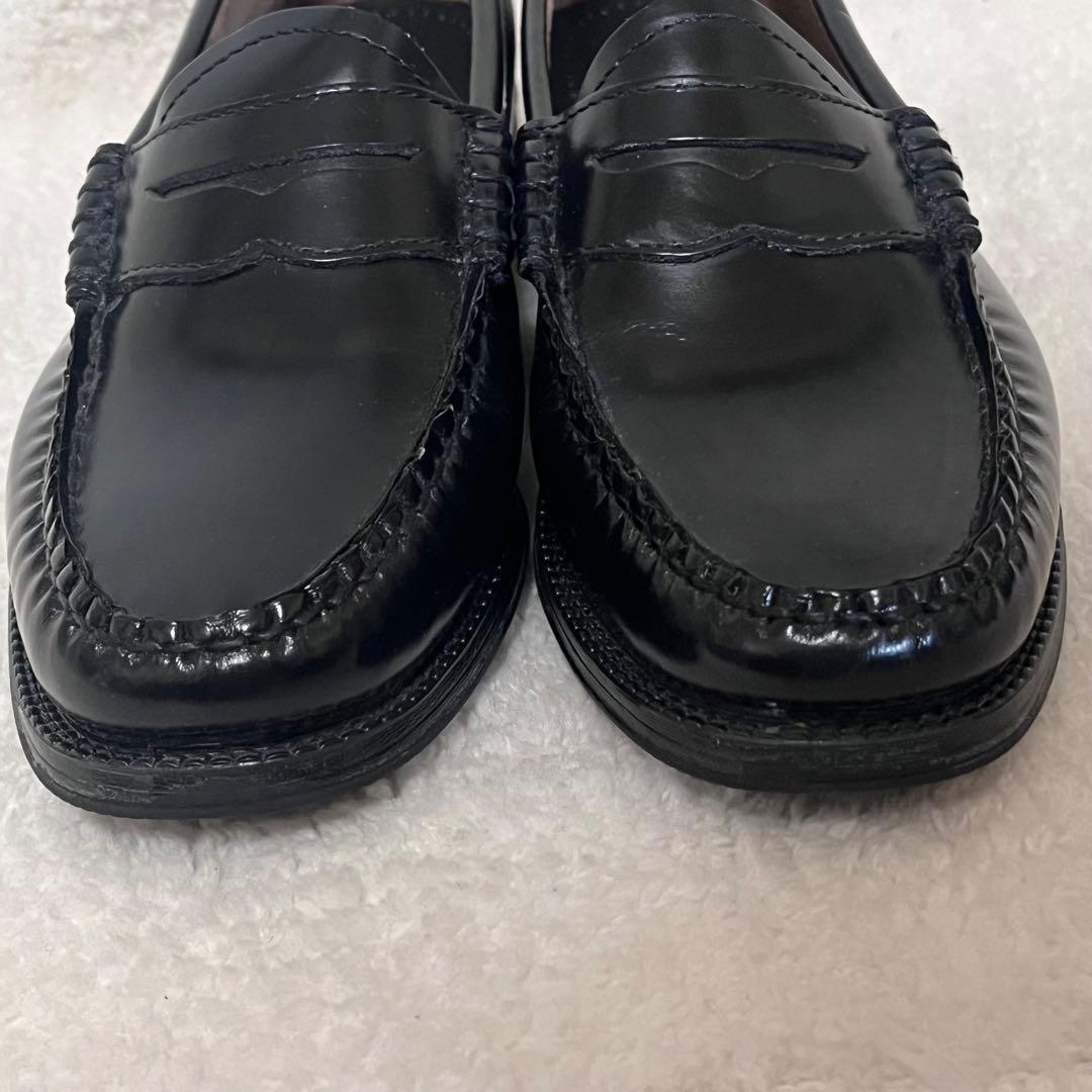 【G.H.BASS】美品 ローファー ブラック レザー