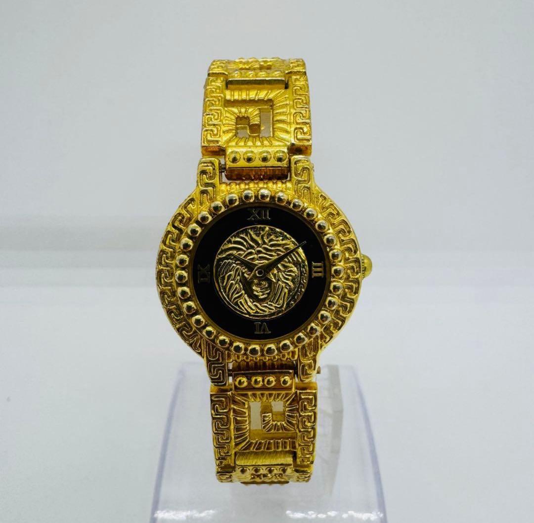 稼働品 GIANNI VERSACE メデューサ コインウォッチ GP 腕時計 - メルカリ