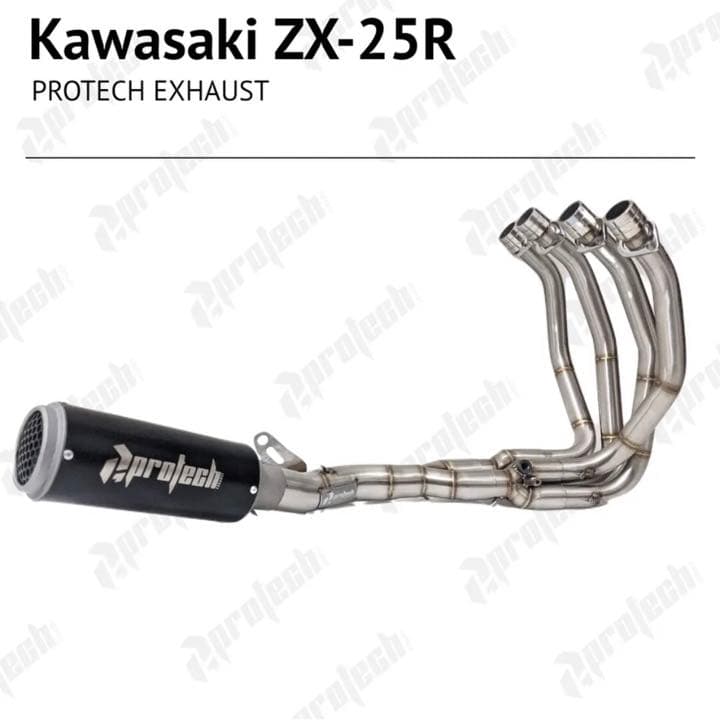 ZX-25R ZX25R レーシングマフラー フルエキ ステンレス 4-2-1 - メルカリ