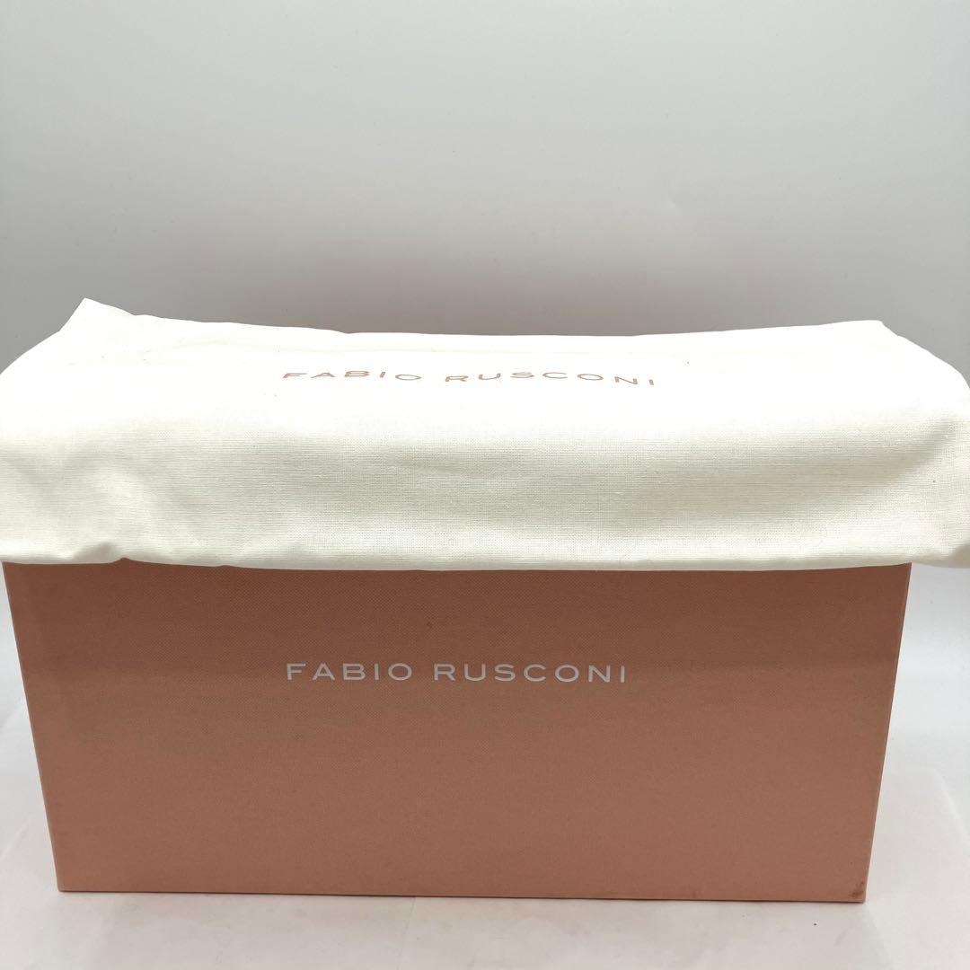 ファビオルスコーニ パンプス　型押し スクエアトゥ　24.5cm