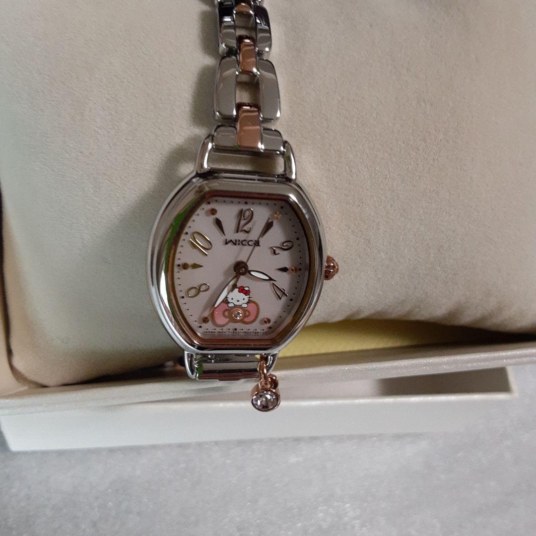 Wicca ハローキティ ソーラー時計 最新かわいいウォッチ“wicca”からハローキティとのコラボデザインが時