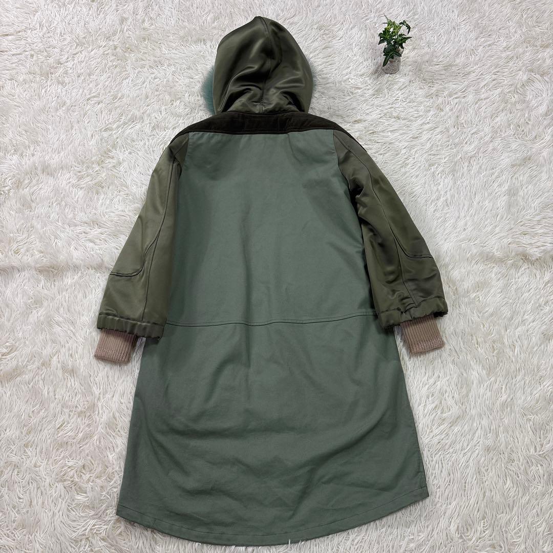 ツモリチサト モッズコート アマモール フォックスファー キルティング