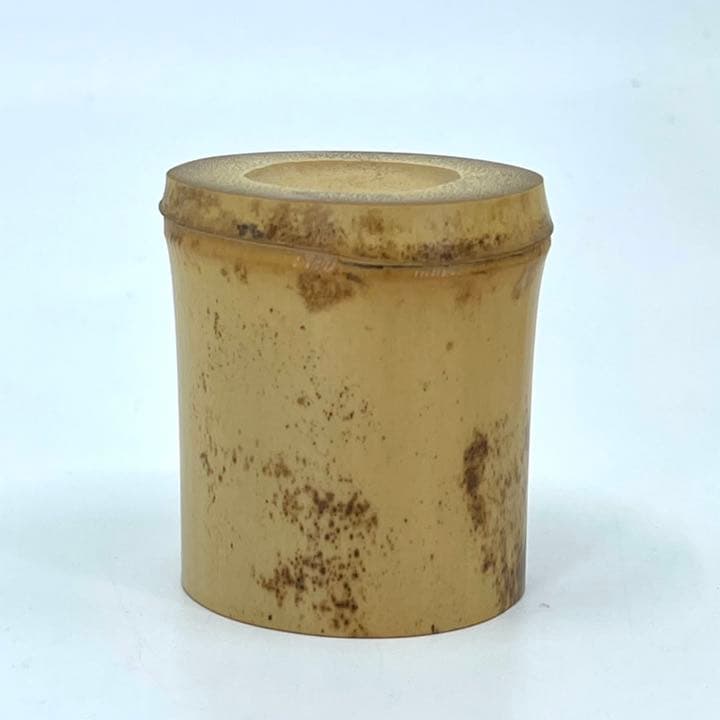 竹蓋置　一双　盛永宗興書付箱 西川楳玄作