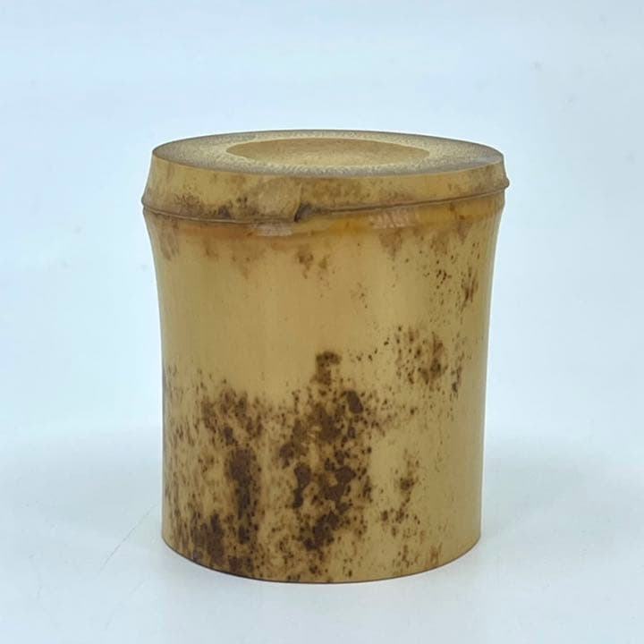 竹蓋置　一双　盛永宗興書付箱 西川楳玄作