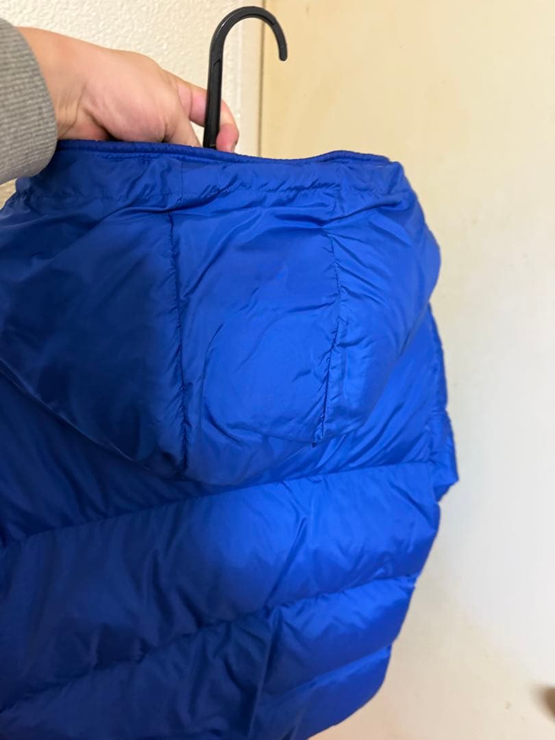 Moncler フード付きダウンジャケット 青 montcla サイズ1 - メルカリ