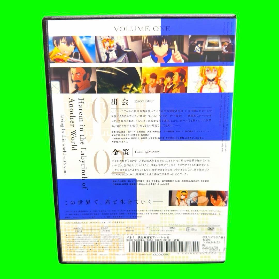 ケース付　異世界迷宮でハーレムを 超ハーレムver. DVD 全6巻　全巻