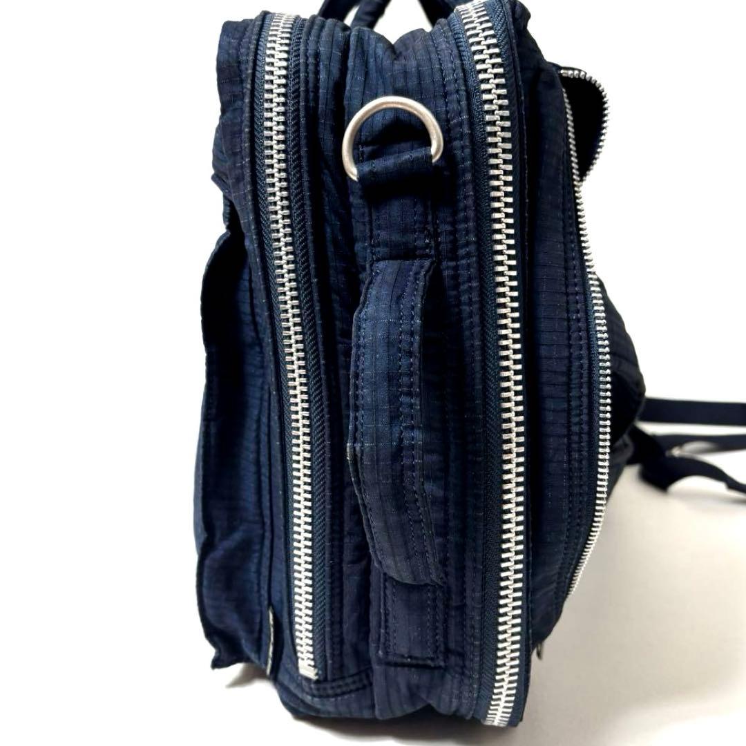 美品】PORTER×BLUE BLUE 3WAY ビジネスバッグ リュック - メルカリ