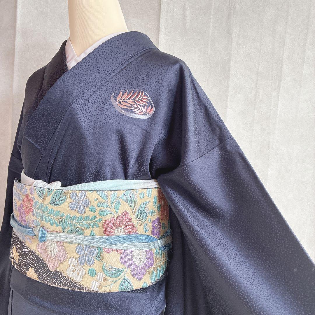 付け下げ フルセット 着物 トールサイズ Lサイズ 正絹 訪問着 手刺繍