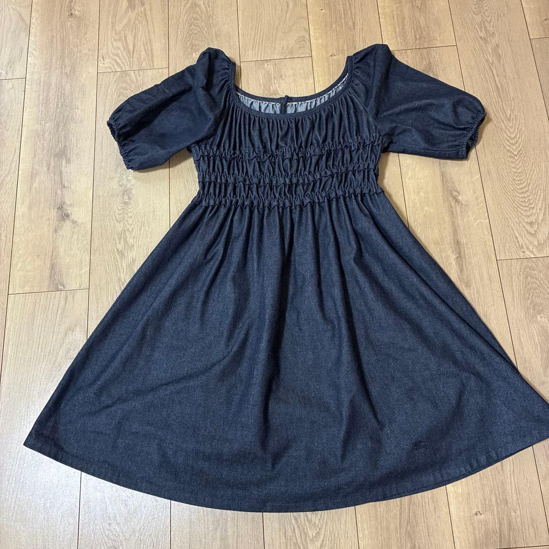 バーバリー ブルーレーベル デニムワンピース サイズ38 - メルカリ