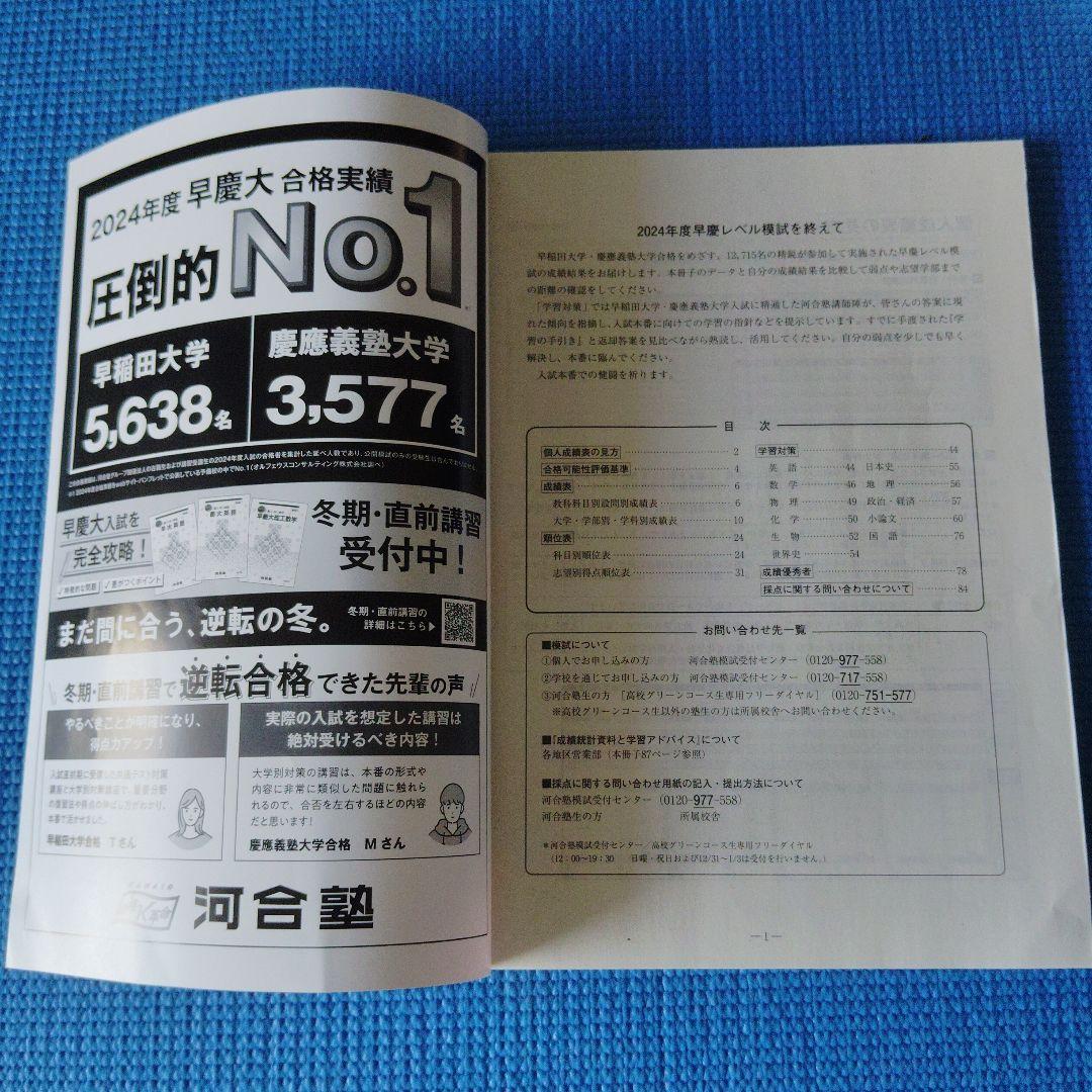 2024年 早慶レベル模試 河合塾 - メルカリ