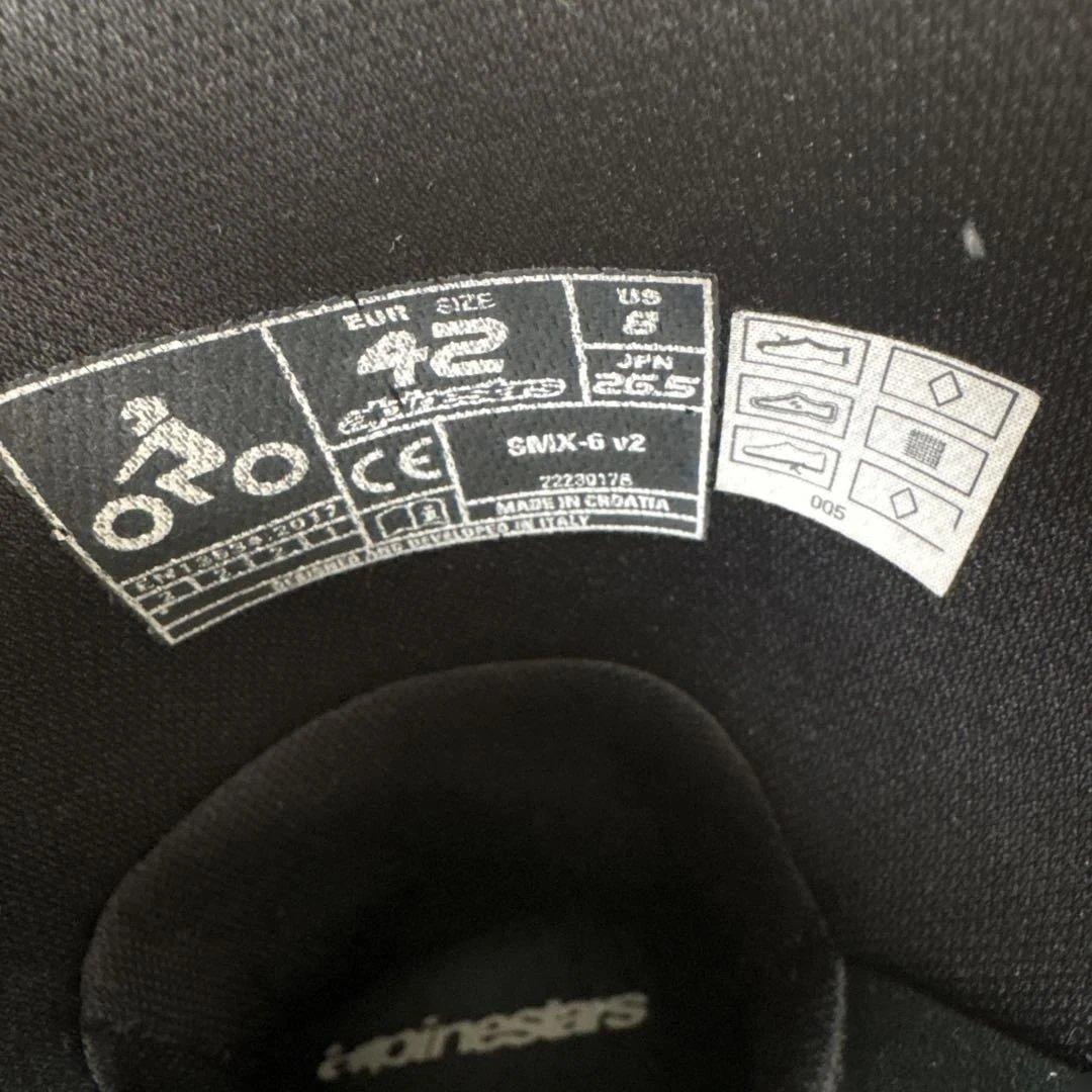 Alpinestars SMX-6 V2 ブーツ EU42 26.5cm