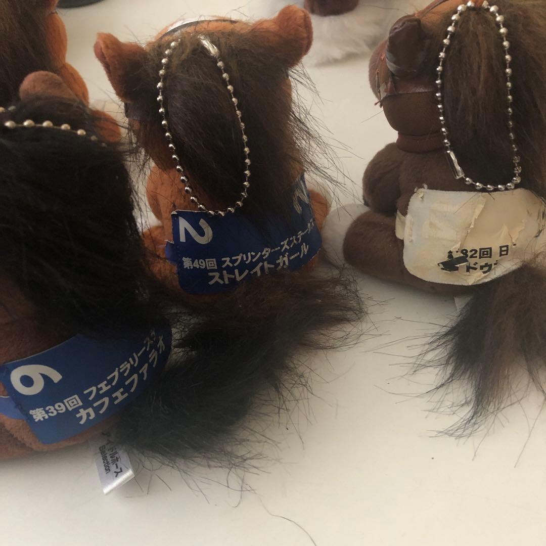 ♢送料込♢競馬 記念ホース 馬 ぬいぐるみ キーホルダー まとめ売り