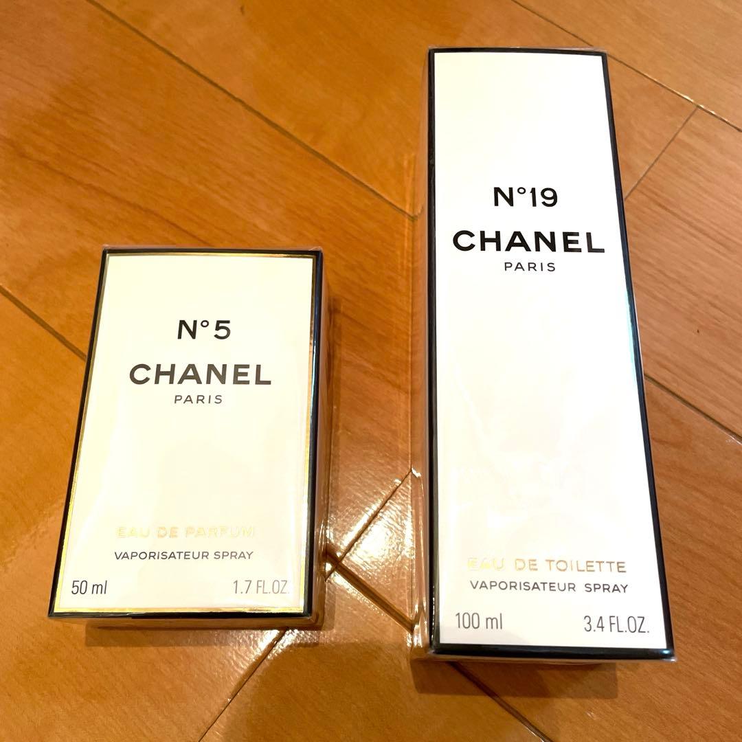 シャネル No.19 No.5 オードトワレ 香水セット - メルカリ