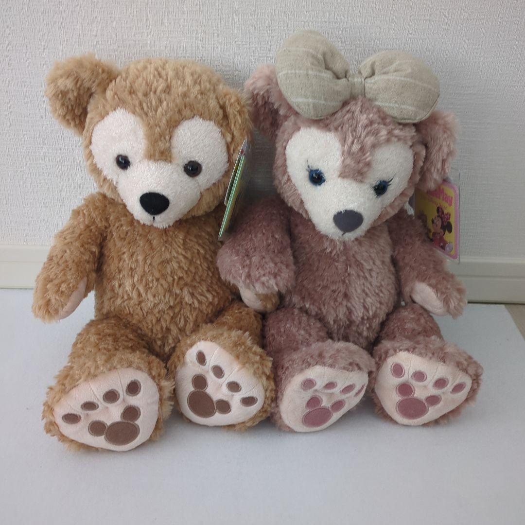 新品タグ付き☆ダッフィートシェリーメイのぬいぐるみ 2体セット