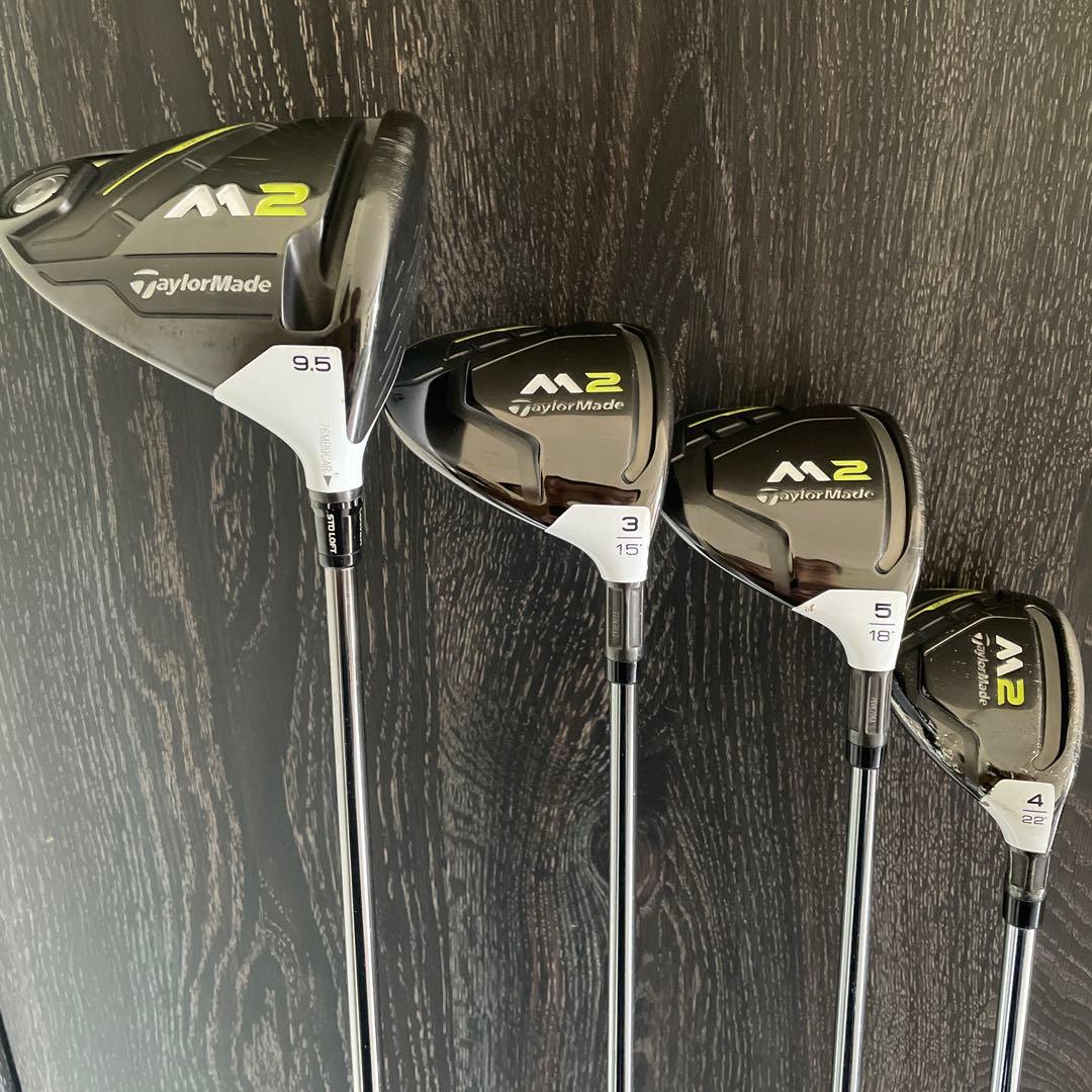 TaylorMade M2 クラブセット 4本(カバー有り） - メルカリ
