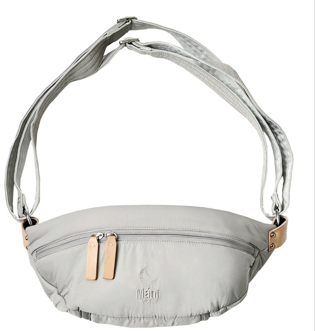 ノルンマーニ　クレイホワイト ノルンマーニ（N/ORN Mani）ショルダーバッグ×ヒップシート 簡単コンパクト